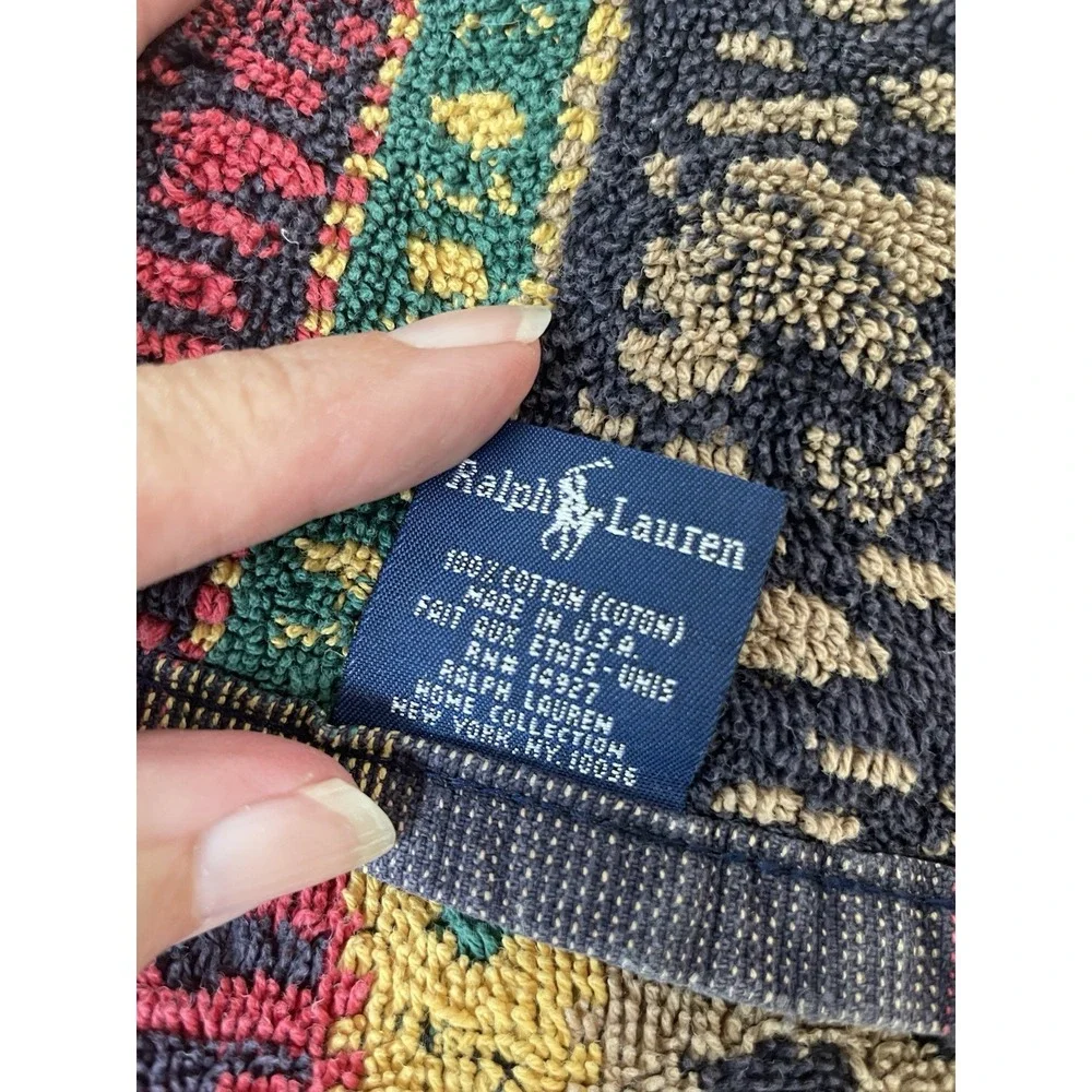 Colorful Patterned Bath Towel